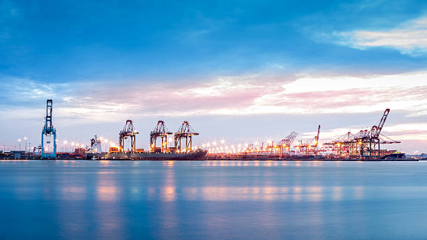 marina de newark-elizabeth puerto terminal - puerto fotografías e imágenes de stock