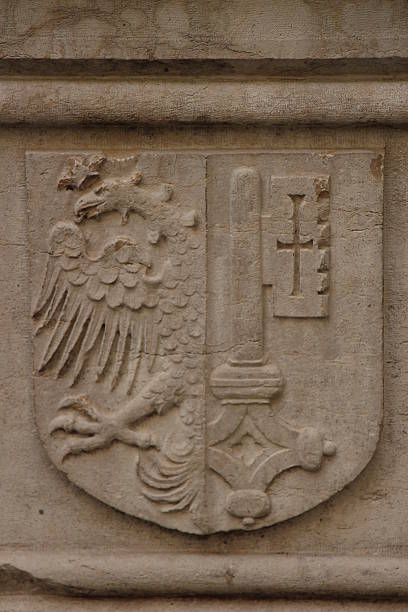 istock Old symbole of Geneva's flag 477191386
