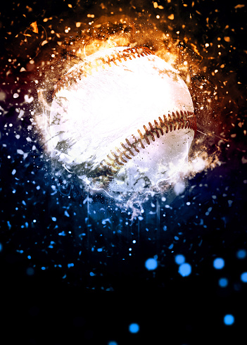 Abstract baseball sport invitation poster or flyer background with empty space