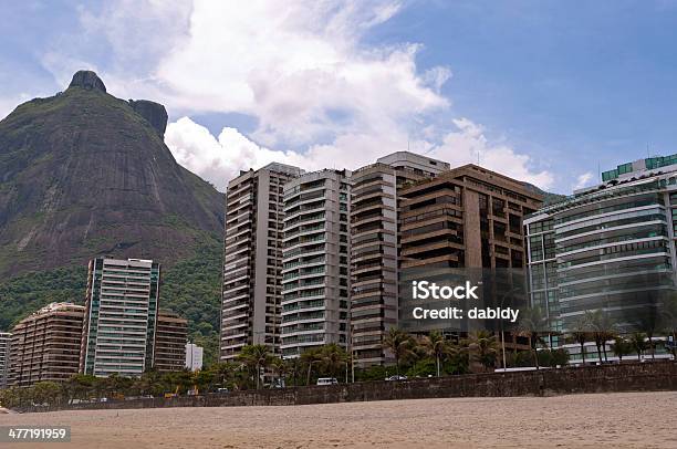 Beautiful Tropical Beach In Rio De Janeiro Stock Photo - Download Image Now - Apartment, Atlantic Ocean, Beach