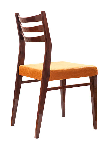 istock Wooden chair. Isolated 477192350