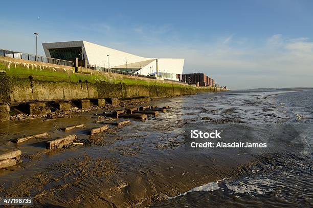 Il Fiume Mersey Bassa Marea - Fotografie stock e altre immagini di Fiume Mersey - Liverpool - Fiume Mersey - Liverpool, Giorno, Liverpool - Inghilterra