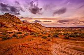 Sunset in Red Rock Canyon