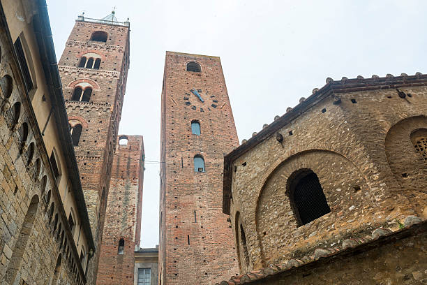 albenga - italy albenga liguria tower imagens e fotografias de stock