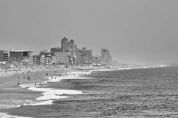 istock North Ocean City Beach In Black and White 477206512