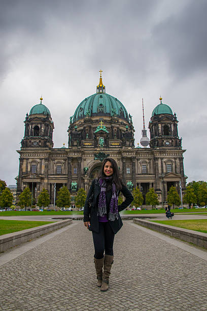 istock Beautiful woman posing in Berlin 477206548