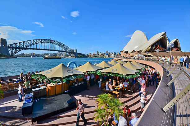 Circular Quay in Sydney stock photo