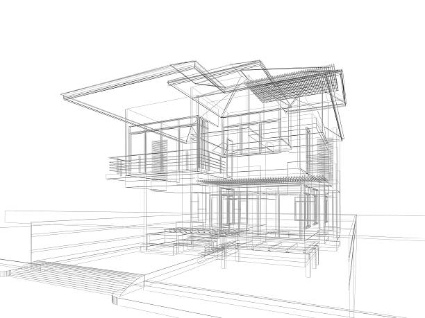 istock abstract sketch design of house 477214386