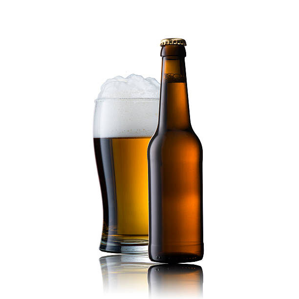 istock Bottle and glass of beer 477214517