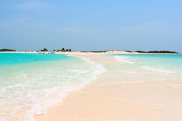 Tropical beach of island Cayo de Agua, Los Roques, Venezuela