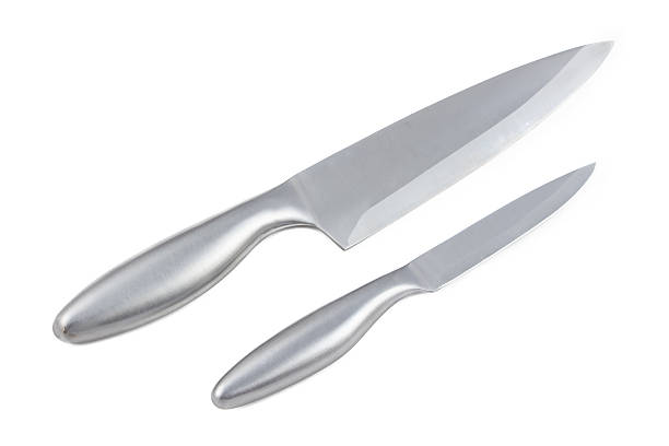 istock Photo of two kitchen knifes - small and big 477221246