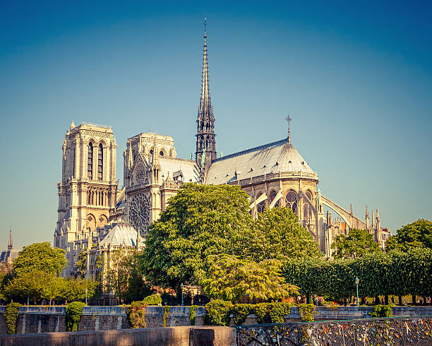 istock Notre Dame de Paris at sunny day 477221539