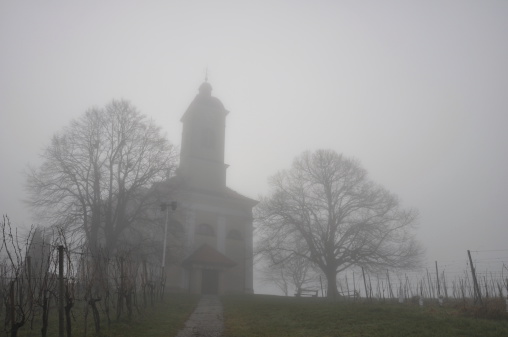 Church on the hill Kapela in Slovenija (Slovenia)