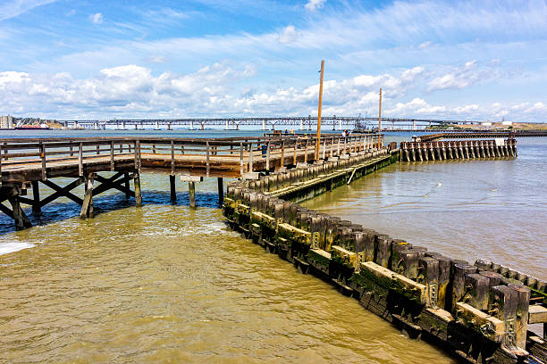 istock Martinez Regional Shoreline Park, Piers and Bridge 477223654