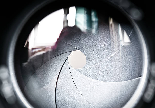 istock The diaphragm of a camera lens aperture. 477224243
