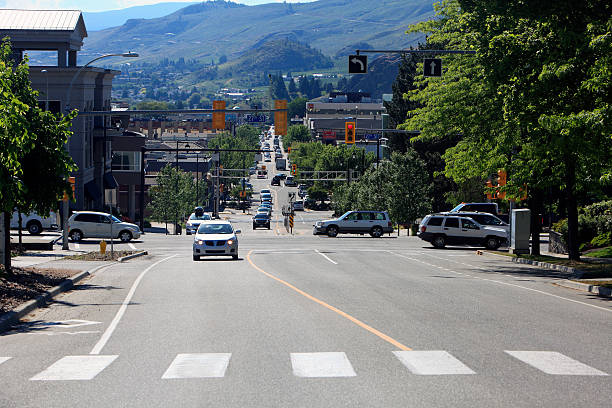 istock View Down Main Street Vernon British Columbia 477227160