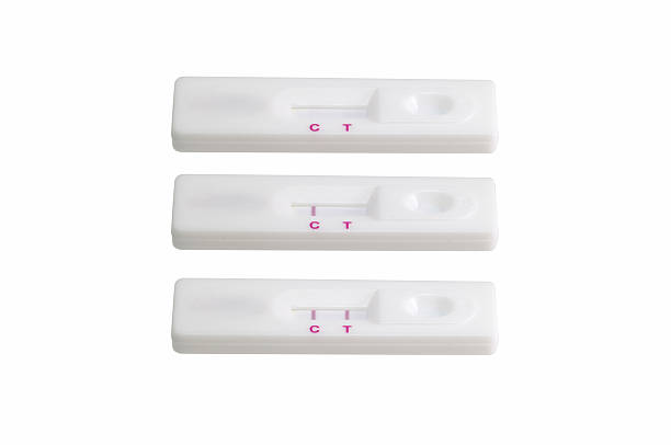 Pregnancy tests stock photo