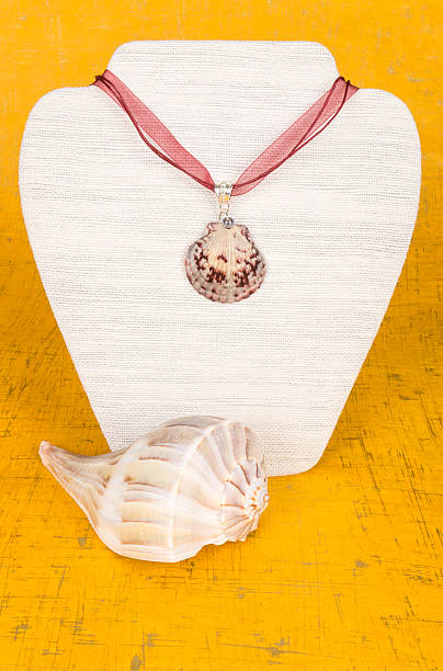 istock Seashell Jewelry on a Display Stand 477235826