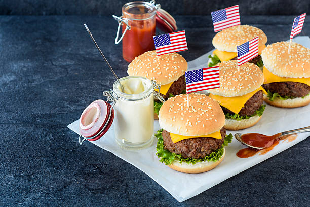 istock Juicy mini burgers 477236212