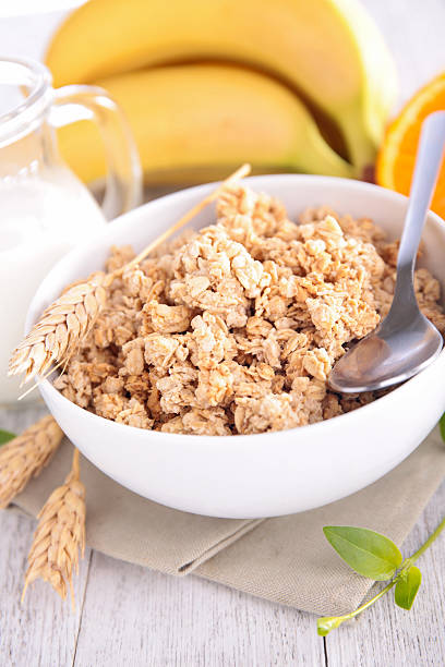 istock muesli,milk and fruits 477245538