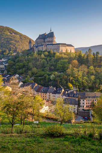 The Citadel of Besançon (French: Citadelle de Besançon) is a 17th-century fortress in Franche-Comté.  The image shows a wall of the Citadel with the city in background -captured during summer season,