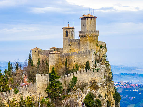 Rocca della Guaita, the most ancient fortress of San Marino, Italy