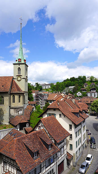 istock viewpoints historical old town city and church 477252410