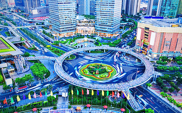 istock bird's eye view of modern city 477253561
