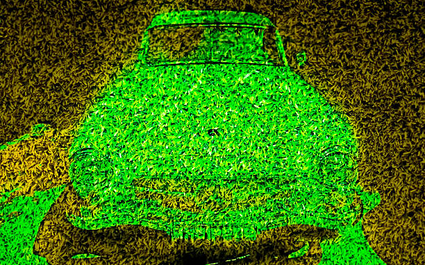 istock Vintage Car, Go Green, concept 477255007