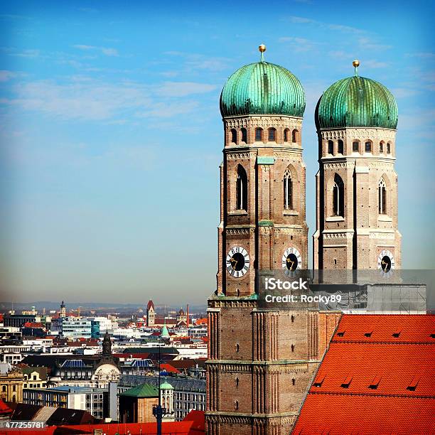 Munich Cathedral Stock Photo - Download Image Now - Cityscape, Munich, Window