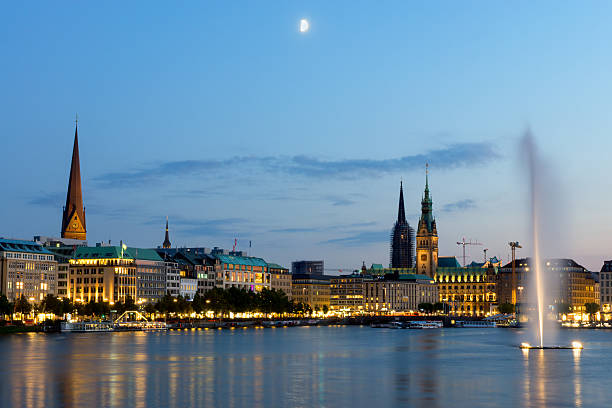 istock Hamburgs landmarks at dawn 477260224