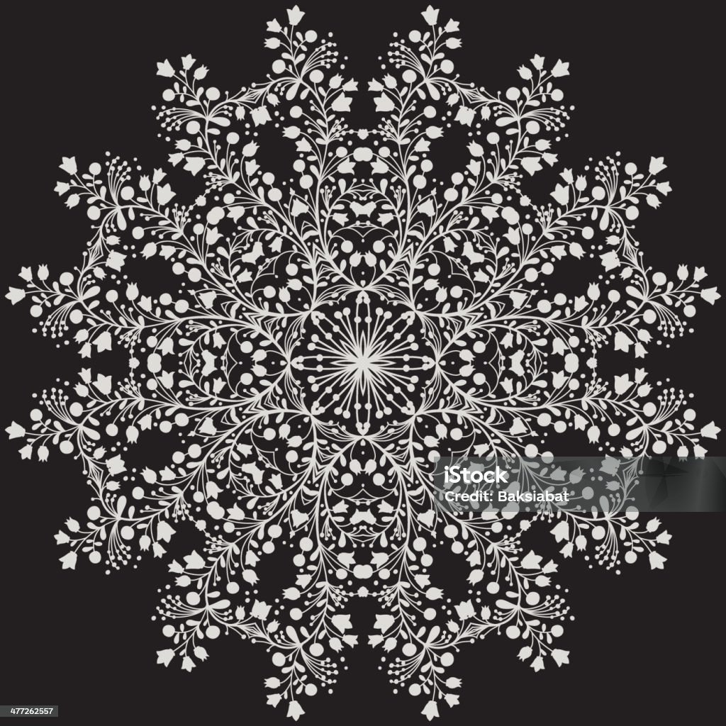 Kwiat Mandala - Grafika wektorowa royalty-free (Mandala)
