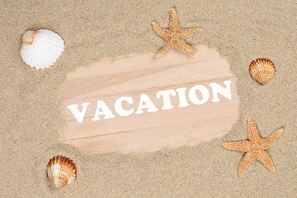 istock Beach scene in summer on vacation with sand, sea shells 477263124