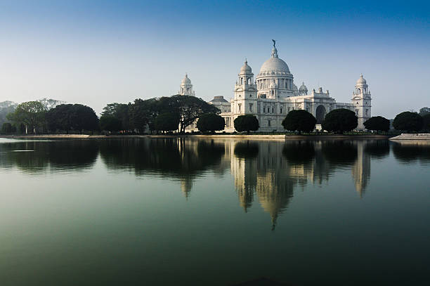 istock Vctoria Memorial, Kolkata , India - reflection on water. 477265307