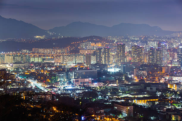 istock Seoul City at Night, South Korea 477268656