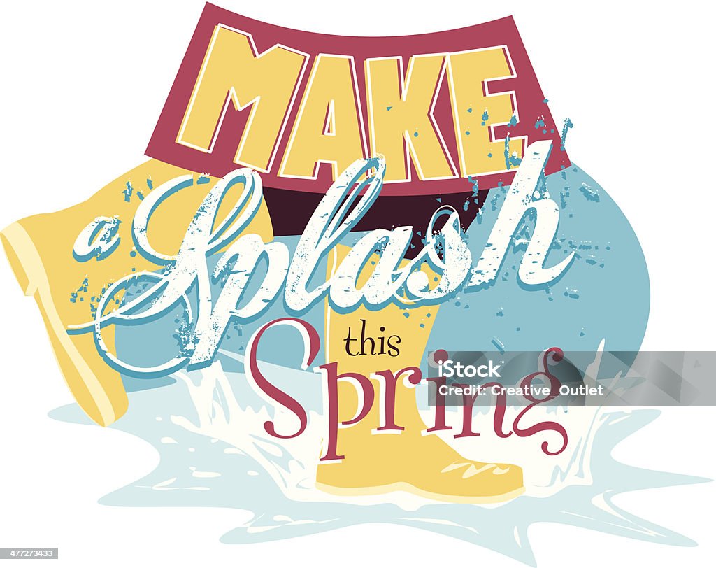 Make Splashes Make Splash Heading Stock Illustration - Download Image Now - Clip Art ...
