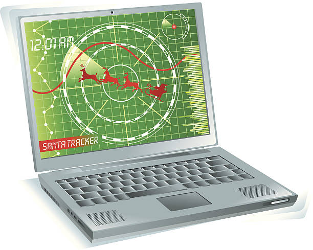 Laptop Tracker Laptop Tracker tracker stock illustrations