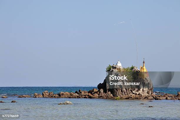 Buddhist Pagodas On The Beach Stock Photo - Download Image Now - Asia, Asian Culture, Bay of Water