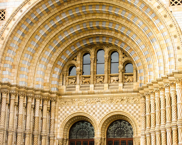 Architecture detail of london's natural history museum