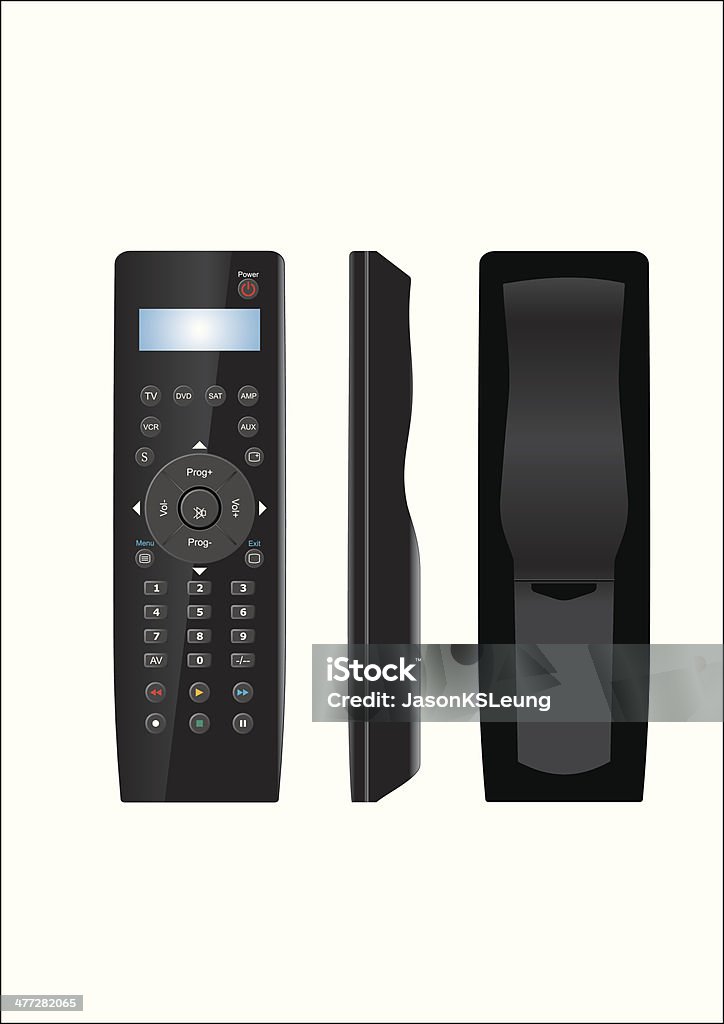 Remote Control Visual Remote Control Vector Stock Illustration - Download Image Now - Audio ...