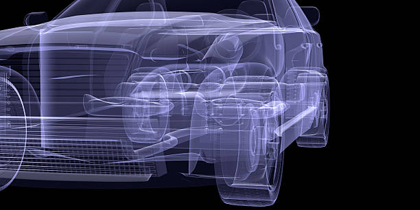 istock X-ray of car model 477287888