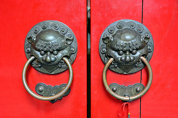 istock Chinese traditional door 477288380