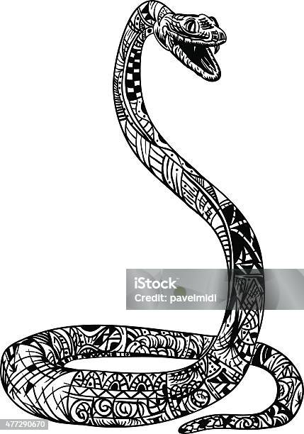 Snake Vector Abstract Snake Stock Illustration - Download Image Now - Snake, 2015, Abstract ...