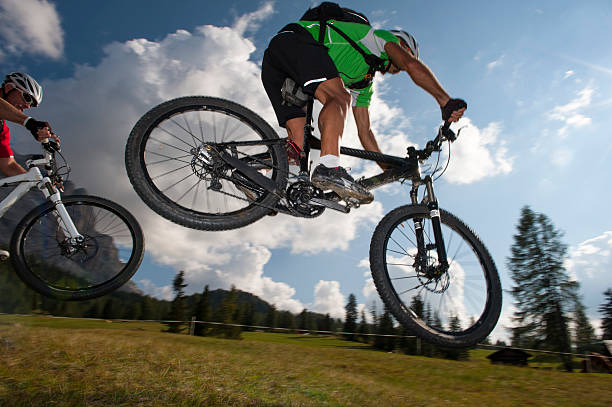 istock mountain bike downhill jump 477293046