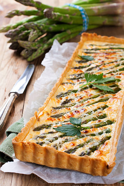 istock Savory tart with pecorino and bacon 477293774