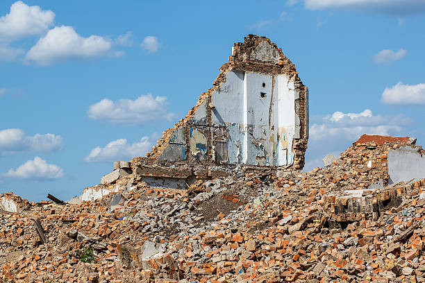 の遺跡 - bombing city earthquake disaster ストックフォトと画像