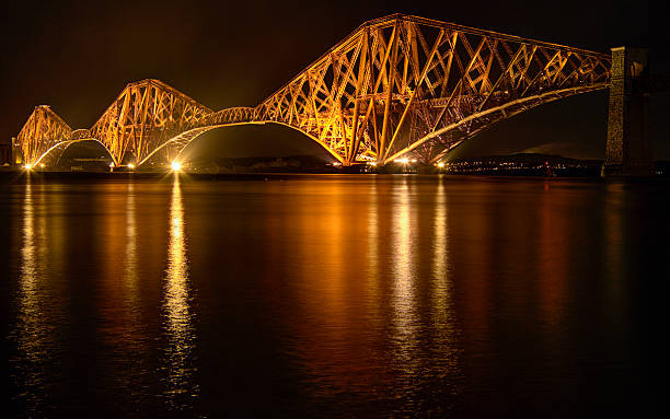 Cтоковое фото Мост в ночное время