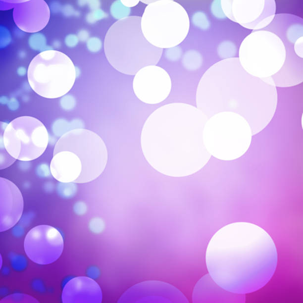 istock Purple pastel bokeh light texture background 477303435