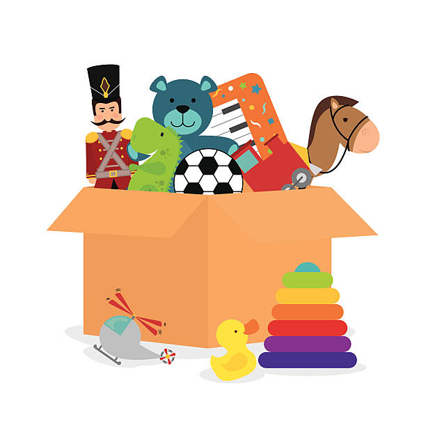23,353 Toy Box Illustrations & Clip Art - iStock | Kids toy box, Closed toy  box, Dog toy box