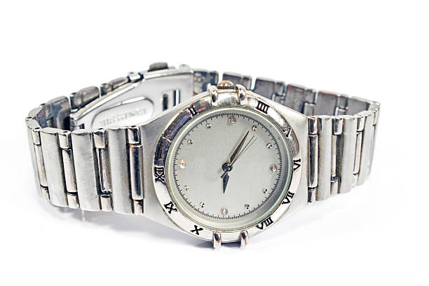 istock Modern wrist watch  isolated on white 477316535